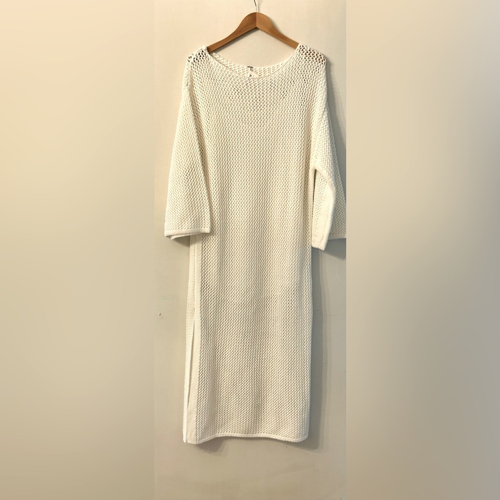 Young Fabulous & Broke White Dolman Sleeve knitted Dress